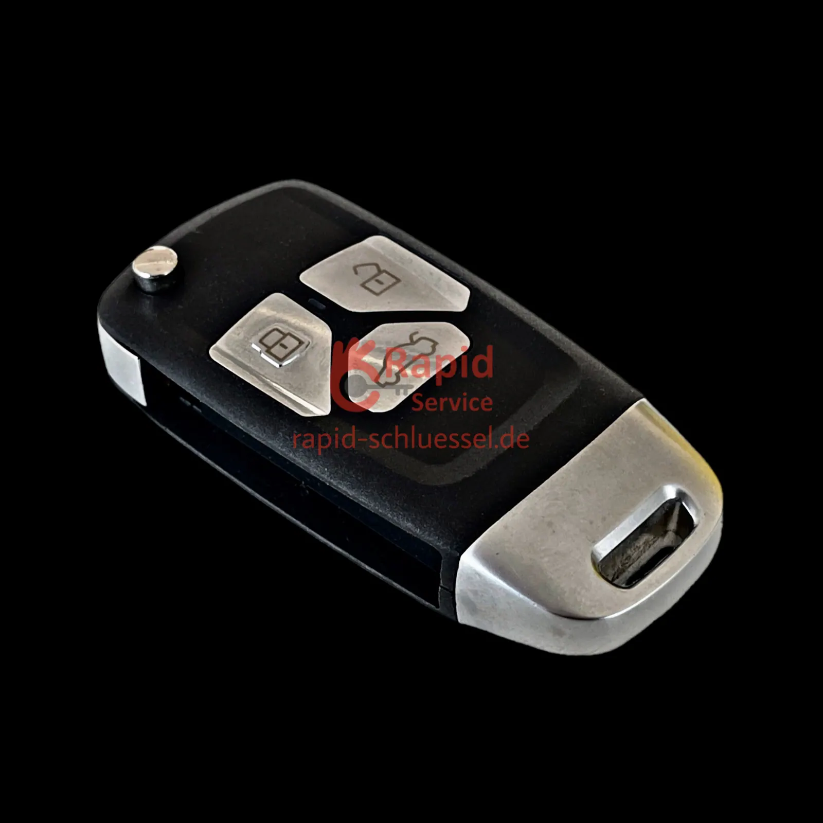 Audi Smart-Key mit chrombesetztem Profilschlüssel